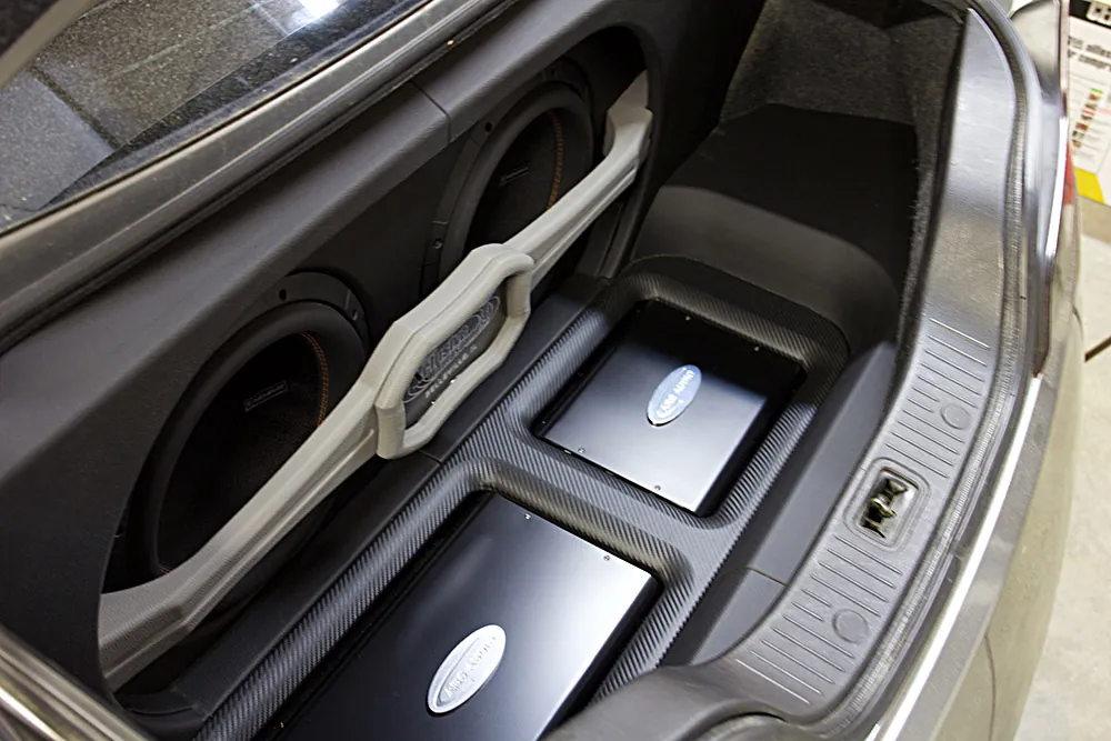 Custom CNC-Fabricated Trunk by Xclusive Autosound, Belleville IL