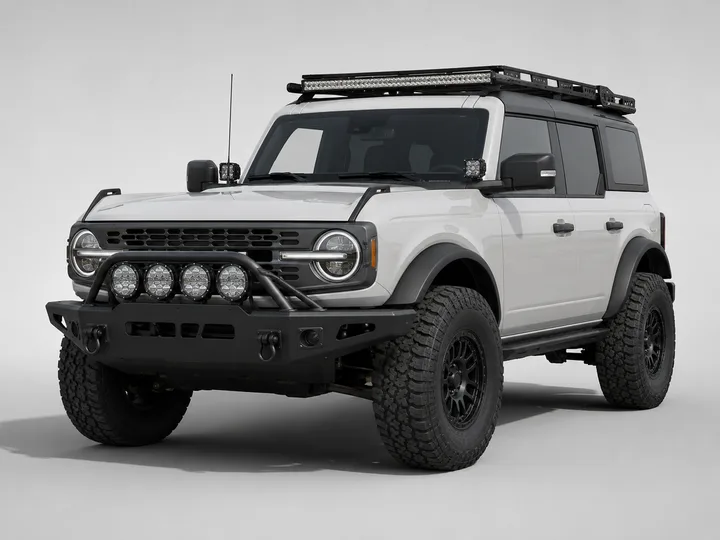 Ford Bronco with aftermarket off-road accessories