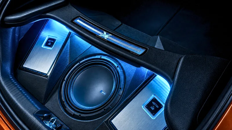 Custom car audio fabrication and integration at Xclusive Autosound, Belleville IL