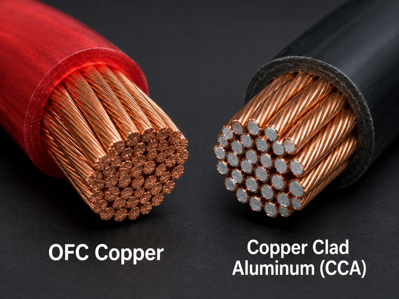 OFC copper versus copper-clad aluminum (CCA) wire
