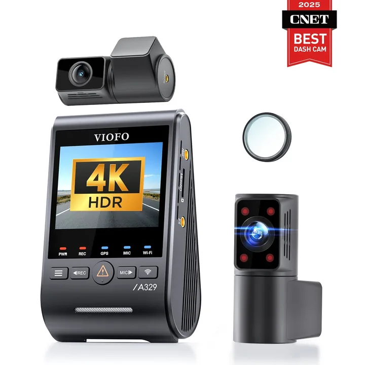 VIOFO A329S 4K STARVIS 2 dash cam, installed clean by Xclusive Autosound in St. Louis