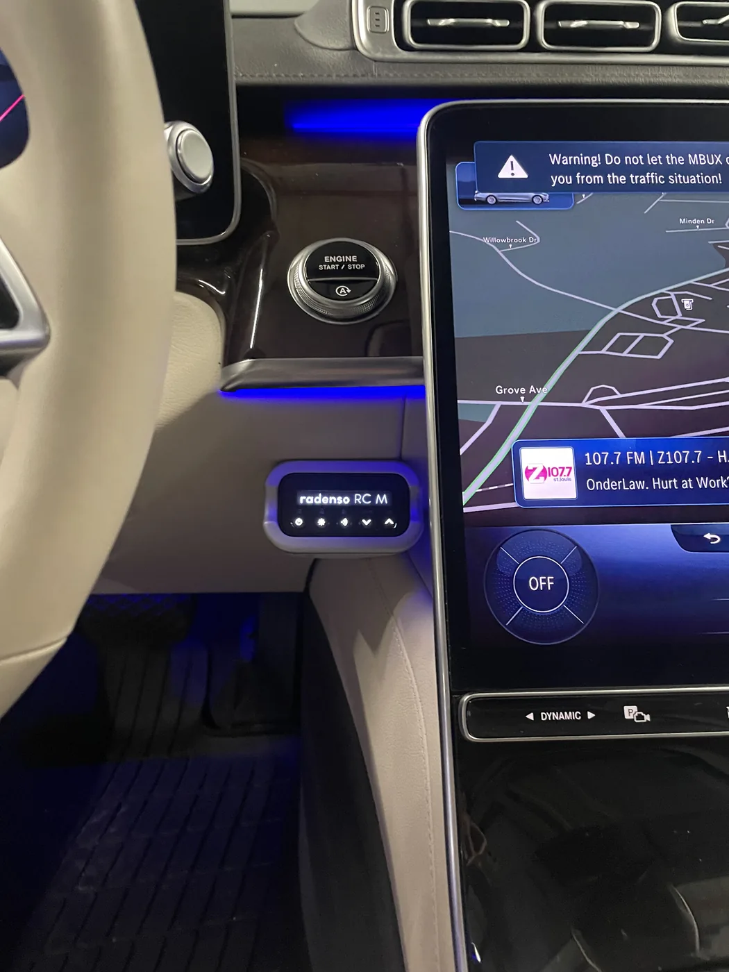 Custom radar and laser detector install by Xclusive Autosound, Belleville IL