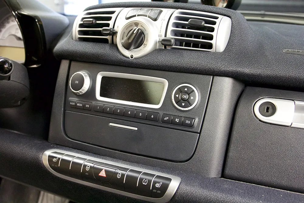 Smart Car Custom iPad Installation Smart Car Custom iPad Installation